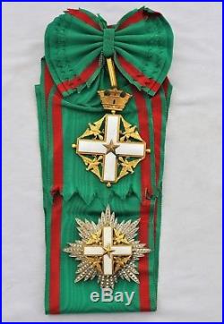 Italie Ordre du Merite de la République, ensemble de Grand Croix