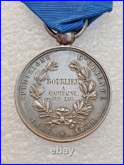 Italie Sardaigne Médaille de la Valeur Militaire, expédition d'orient 1855-1856