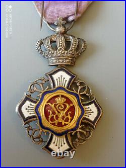K12S Congo Belge -Belgique -Rare Médaille de Chevalier de lOrdre du Lion