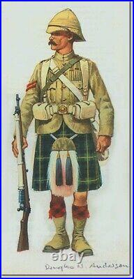 Kilt militaire vintage Gordon Highlanders