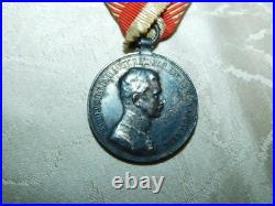 Kuk Médaille De Courage En Argent Autriche! Fabricant Kautsch