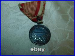 Kuk Médaille De Courage En Argent Autriche! Fabricant Kautsch