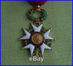 Légion D'honneur Officier Ordonnance Or Poinçon Tête D'aigle 1870