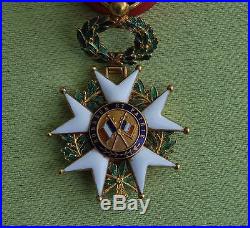 Légion D'honneur Officier Ordonnance Or Poinçon Tête D'aigle 1870