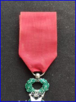LÉGION D'HONNEUR CHEVALIER ORDONNANCE 1870, 3e RÉPUBLIQUE VERMEIL ARGENT + ÉCRIN