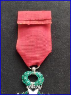 LÉGION D'HONNEUR CHEVALIER ORDONNANCE 1870, 3e RÉPUBLIQUE VERMEIL ARGENT + ÉCRIN