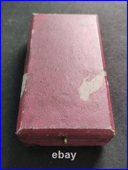 LÉGION D'HONNEUR CHEVALIER ORDONNANCE 1870, 3e RÉPUBLIQUE VERMEIL ARGENT + ÉCRIN