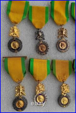 LOT de 10 MEDAILLES MILITAIRES