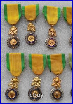 LOT de 10 MEDAILLES MILITAIRES