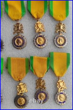 LOT de 10 MEDAILLES MILITAIRES
