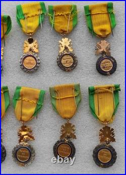 LOT de 10 MEDAILLES MILITAIRES