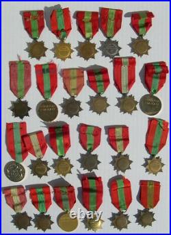 LOT de 23 MEDAILLES DE LA FAMILLE FRANCAISE