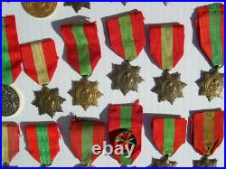 LOT de 23 MEDAILLES DE LA FAMILLE FRANCAISE