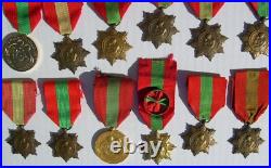 LOT de 23 MEDAILLES DE LA FAMILLE FRANCAISE