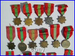 LOT de 23 MEDAILLES DE LA FAMILLE FRANCAISE