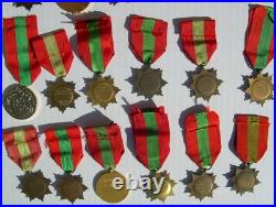 LOT de 23 MEDAILLES DE LA FAMILLE FRANCAISE