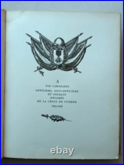 La Croix de Guerre par un groupe d'anciens Combattants décorés, Quillet 1941
