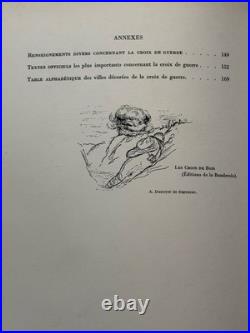 La Croix de Guerre par un groupe d'anciens Combattants décorés, Quillet 1941