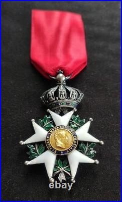 Légion D'honneur Chevalier Second Empire Napoléon Médaille Argent Or + Bel Écrin