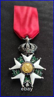 Légion D'honneur Chevalier Second Empire Napoléon Médaille Argent Or + Bel Écrin