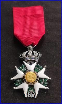 Légion D'honneur Chevalier Second Empire Napoléon Médaille Argent Or + Bel Écrin