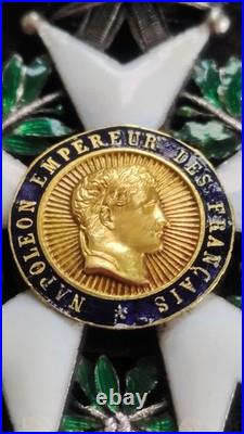 Légion D'honneur Chevalier Second Empire Napoléon Médaille Argent Or + Bel Écrin