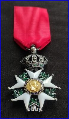 Légion D'honneur Chevalier Second Empire Napoléon Médaille Argent Or + Bel Écrin
