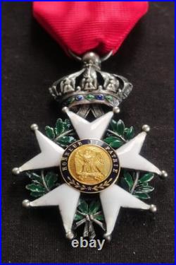 Légion D'honneur Chevalier Second Empire Napoléon Médaille Argent Or + Bel Écrin