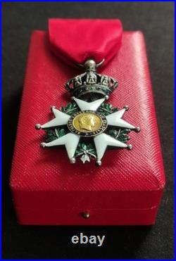 Légion D'honneur Chevalier Second Empire Napoléon Médaille Argent Or + Bel Écrin