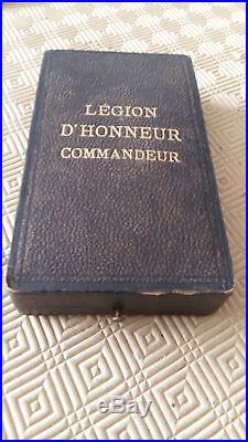 Legion D'honneur De Commandeur En Or 18ct De 1870