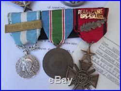 Légion Étrangère-lot MÉDAILLES 2°R. E. P-Kolwezi-Liban-Zair-d´or massif-matricule