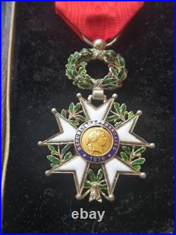 Legion d'Honneur 3ème République Argent, Centre En Or