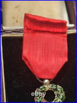 Legion d'Honneur 3ème République Argent, Centre En Or