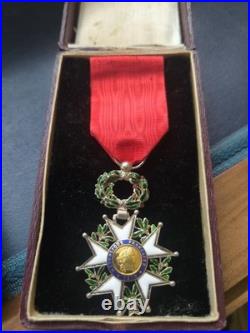 Legion d'Honneur 3ème République Argent, Centre En Or