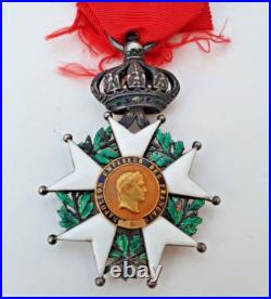 Légion d'Honneur, Chevalier, Napoléon III, 41x58, petit éclat au centre