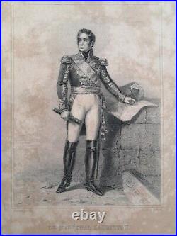 Lettre D'ordonnance Chevalier De L'ordre De Saint-michel 1822 Restauration