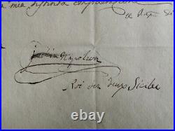 Lettre De Nomination Ordre Royale Des Deux-siciles 1809 Signature Joachim Murat