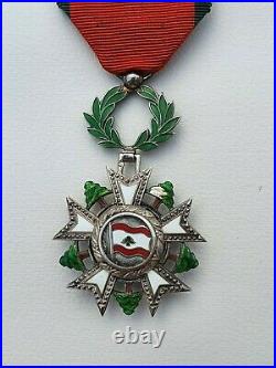 Liban Ordre du Cèdre, chevalier en vermeil et émail