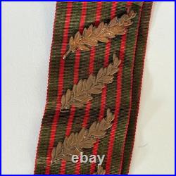 Lot 3 médailles militaires Croix de Guerre 1914-1918 avec palmes MX187