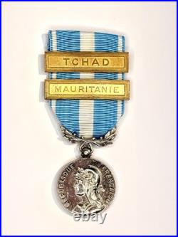 Lot 8 Médailles Coloniale Agrafes variées