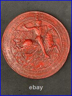 Lot 8 médailles/cachet/sceau, terre cuite, Napoléon de Denon, Charles le Témérai