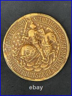 Lot 8 médailles/cachet/sceau, terre cuite, Napoléon de Denon, Charles le Témérai