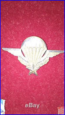 Lot 8 médailles de Guerre dans un coffret cadre