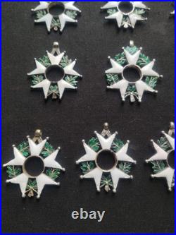 Lot De 10 Légion d'Honneur Second Empire Et Monarchie De Juillet Étoiles Argent