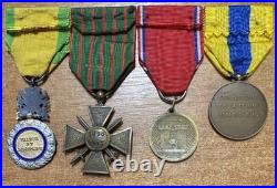 Lot De 4 Médailles Militaires Ww1 Batailles De Verdun Et De La Somme
