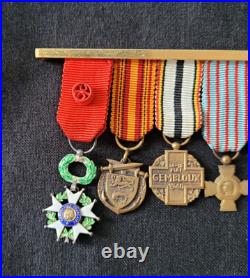 Lot Légion d'Honneur Dunkerque Gembloux Combattant 1939 1945 WW2 French Medals