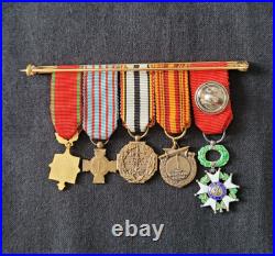 Lot Légion d'Honneur Dunkerque Gembloux Combattant 1939 1945 WW2 French Medals