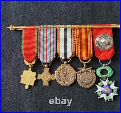 Lot Légion d'Honneur Dunkerque Gembloux Combattant 1939 1945 WW2 French Medals