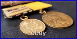 Lot Médailles 8e Régiment Bavarois 1870-1871 Gravelotte Metz étui German Medals