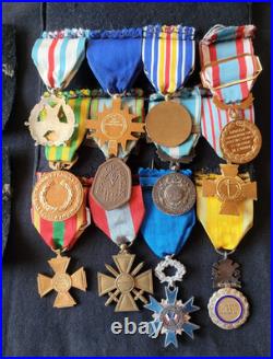 Lot Médailles Croix 1939 1945 Indochine 2e REI Légion WW2 Medals Foreign Legion Lot Médailles Croix 1939 1945 Indochine 2e REI Légion WW2 Medals Foreign Legion